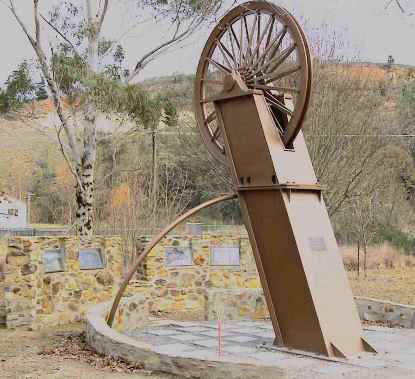 Photograph of the Captans Flat Miners Memorial